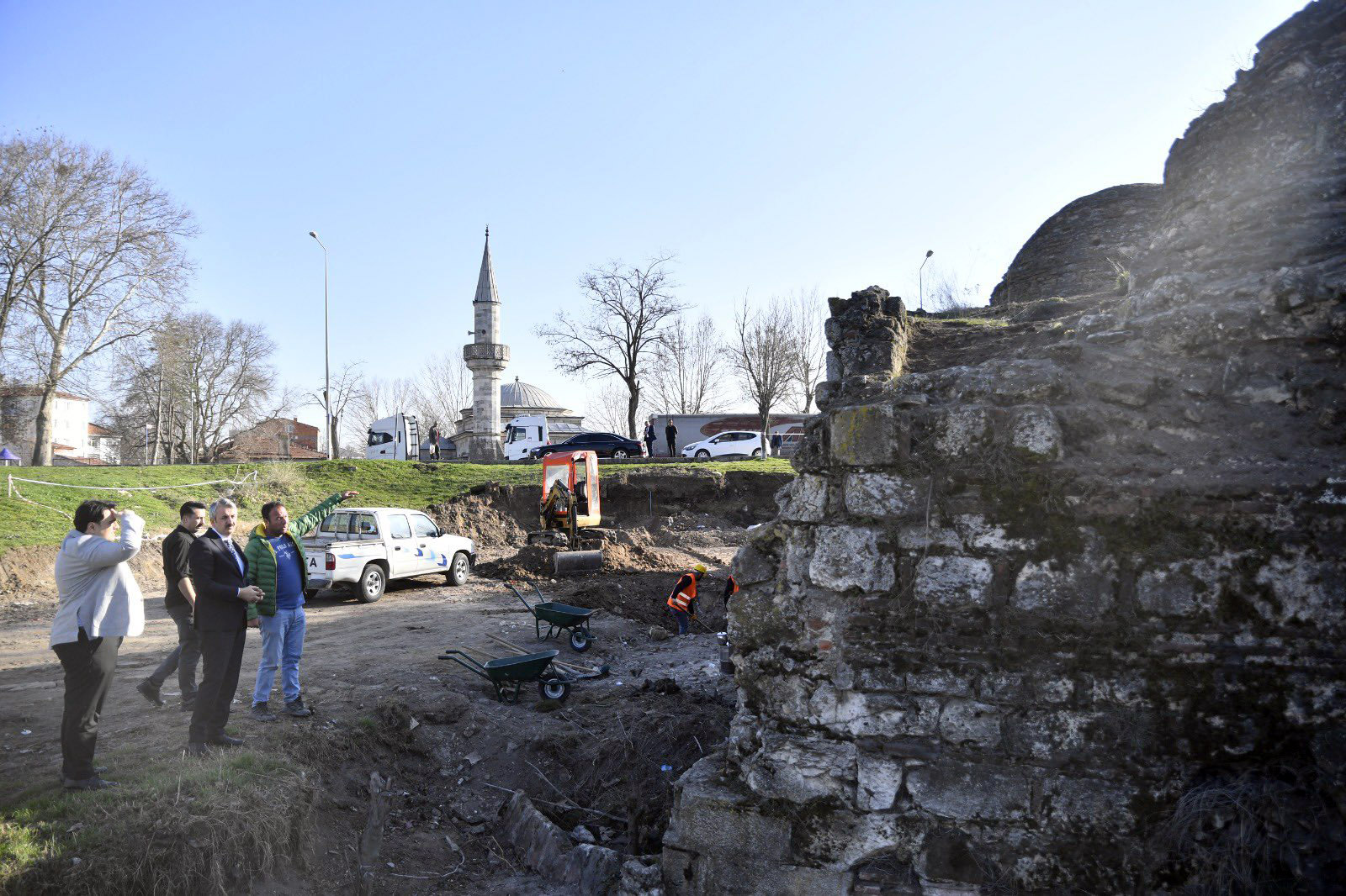 Edirne'de atıl durumdaki 15'inci yüzyıl eseri hamam, restorasyona alındı